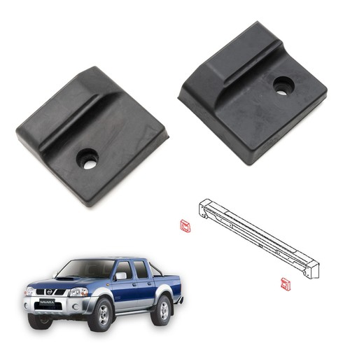 Rear tail gate bumper rubbers - rear,
