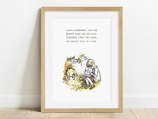 Winnie the Pooh Quote Print