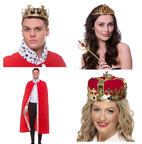Adult royal kings queens crown - adult,