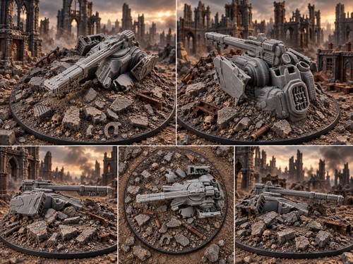 Crashed ship terrain - crashed, scenery