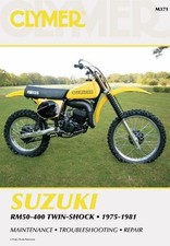 Suzuki RM50-400 Twin Shock Motorcycle (1975-1981) Service Rep... - 9780892871964