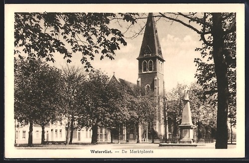 Old postcard watervliet de - postcard, watervliet,