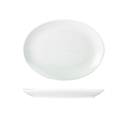 Genware porcelain oval - oval, plate