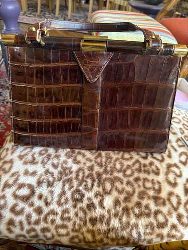 Vintage 1950 era crocodile - ,