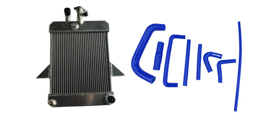 Alloy radiator silicone hose - radiator, +