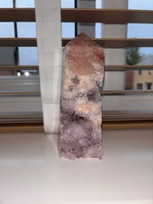 Pink Amethyst Crystal Tower Stunning - Pink Purple