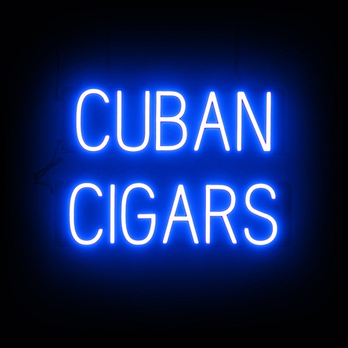Spellbrite cuban cigars sign - spellbrite,