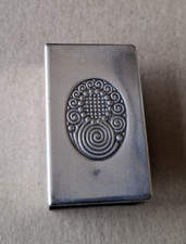 Vintage nickel silver matchbox