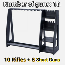 Wood Gun Rack Gun Display Rack
