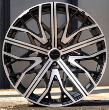 22"/Volvo XC90/Riviera RV131 Gloss Black Polished Face 9.5j Alloy Wheels X4