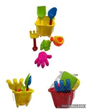 Kids Plastic Castle Mould Beach Bucket Sandbox Spade Summer Outdoor Toy Set