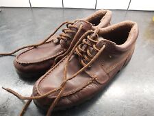 Sterling & Hunt Brown Leather Boat Deck Shoes size uk 9.5 Europe  44 VGC