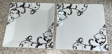 Set Of 2 LLB Lawrence Llewelyn bowen Influence Square Side Plates