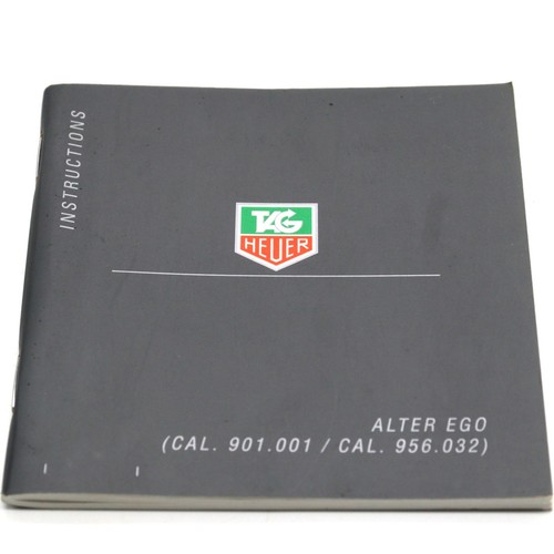 Tag heuer instruction - instruction, manual