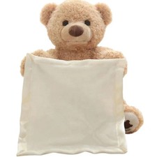 Peek A Boo Teddy Bear Plush Interactive Soft Toy Doll Kids For Gift