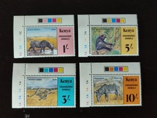 6617 - Kenya Kenya - 1985 - Mi 348 / 351 - Animals Wildlife - MNH