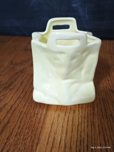 Vintage style yellow ceramic - vintage,
