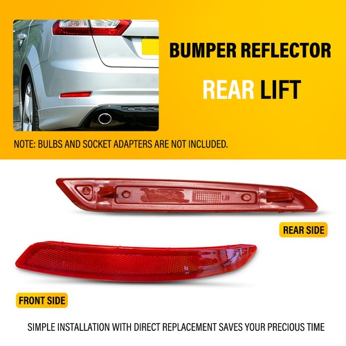 Left rear bumper reflector - left, n/s