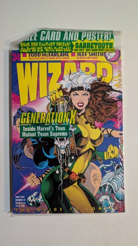 Wizard magazine polybagged - wizard,