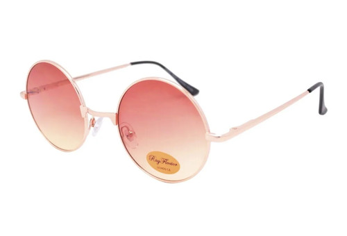 Orange fade lens rose gold - &,