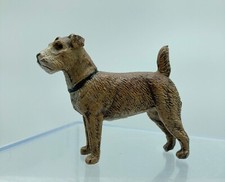 Vtg Hubley German Toy Metal Fox Terrier Type Dog 3 Inch