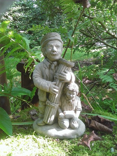 Stone garden chimney - garden,