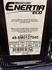 Mercury Enertia ECO Stainless 16 X 19” RIGHT HAND PROPELLER 90-400HP Outbounds