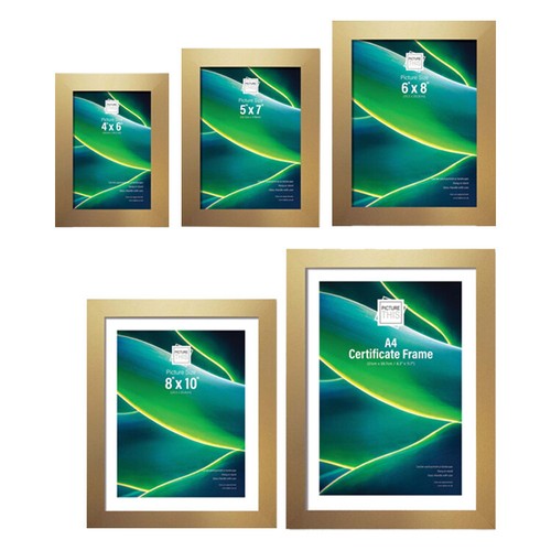 Gold glass frames - frames,