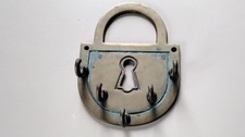 Vintage Brass Padlock Shaped