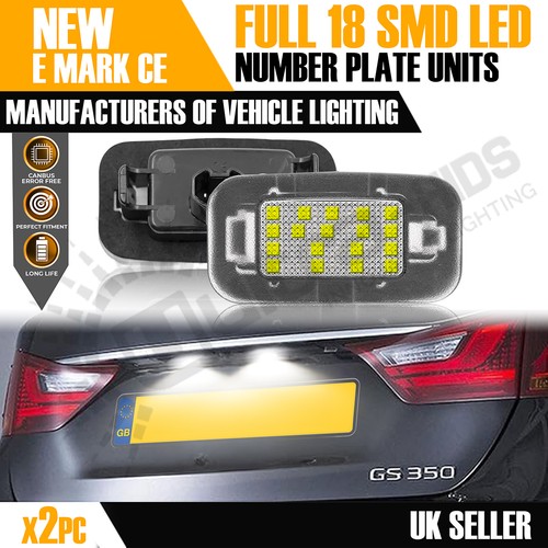 Led number plate light - 2x,