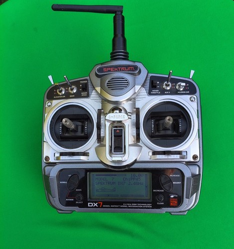 Spectrum dx7 transmitter with - spectrum,