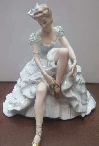 Wallendorf porcelain ballerina - wallendorf,