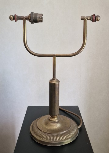 Vintage brass banker lamp - vintage, banker's