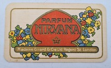 Vintage 1926 Boots Perfume Advertising Card Charity Aid Nirvana Gornal School