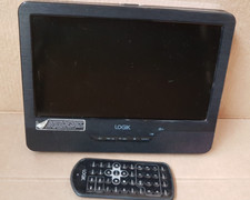 Logik L9DUALM13  Screen Portable DVD Player 9" Black & White USB - Used (Single)