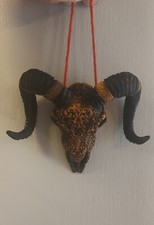 Ram Sheep Skull Car Mirror Hanger Ornament