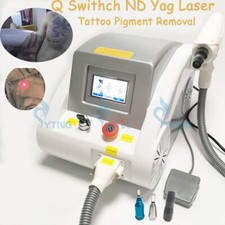 Q switch nd yag laser machine spots tattoo removal facial carbon peel spa salon