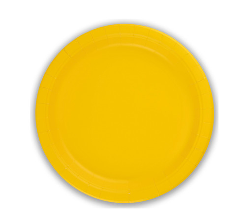 Coloured party plates - coloured,