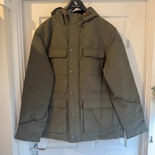 Mans Dark Green/Khaki Shower Resistant Over Coat - S M L XL XXL - New with tags