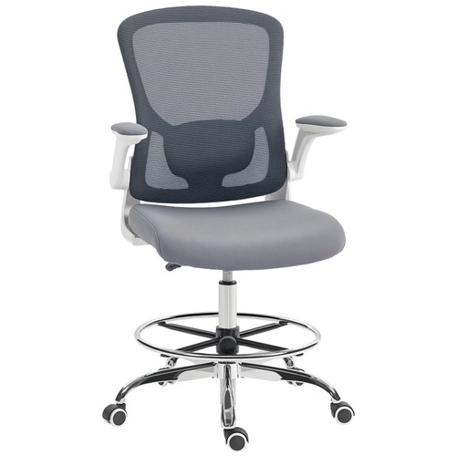 Homcom drafting chair with - drafting, 4d