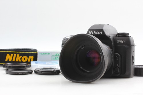 Mint hood nikon f80 d - w/, slr