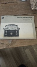 VW Campervan Instruction Manual 1973