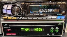 ALPINE MDA-7767J MD HEAD UNIT DHE Ai-NET + L&V LV-105DVD DVD Player with Remotes