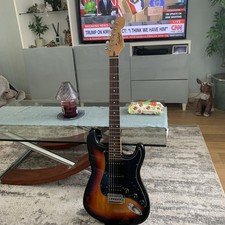 Vintage Hudson Stratocaster Electric Guitar sunburst finish