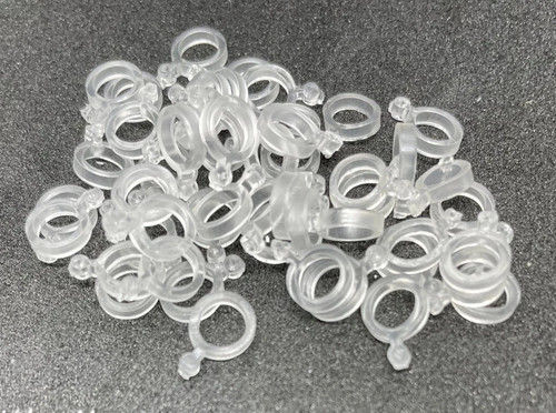 Coarse fishing clear - clear, silicone