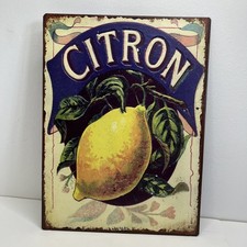 Metal Wall Art Plaque Home Decor Bar Cafe Restaurant Hanging Sign Rustic Style