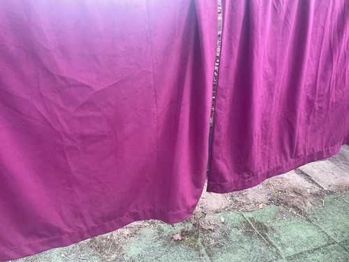 Pair raspberry burgundy velvet - pair, raspberry/burgundy