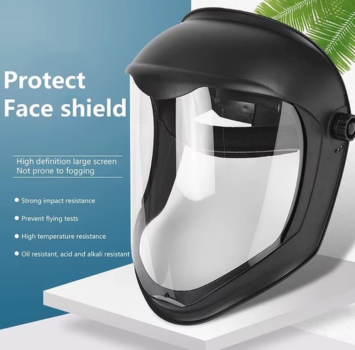 Face shield helmet mask clear - helmet,