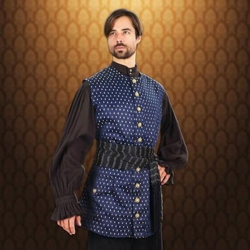 Scoundrel long pirate vest - long,