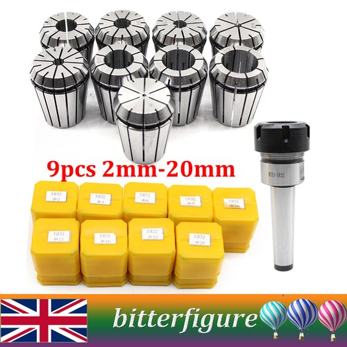 9pcs 2mm 20mm er32 spring - 9pcs, 2mm-20mm